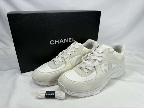 Chanel Interlocking CC Sneakers US 13 SPB-MS 343345 (343345)